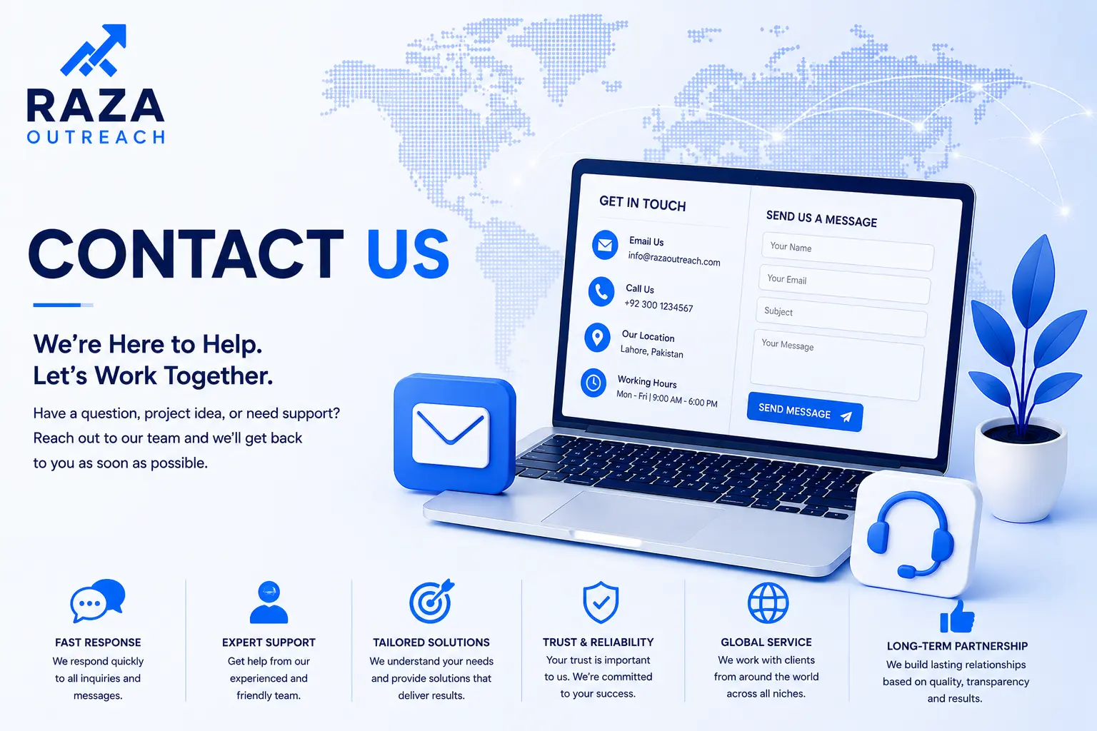 Contact Raza Outreach for SEO Outreach and Link Building Services